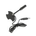 Mini Usb Microphone Stand Mic With Holder For Pc Laptop- Black. 
