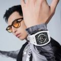 Mark Fairwhale brand fashionable business luxury night light waterproof tourbillon automatic mechanical men's watch. 