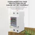 ARELENE 2X Tuya 63A 110V 220V WiFi Energy Meter Kwh Metering Switch Timing Function with Voltage Current and Leakage Protection. 