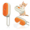 Premium 3-in-1 Pet Grooming Brush with Built-in Humidifier - Self-Cleaning Hair Removal Tool for Cats and Dogs, Reduces Shedding and Static. 