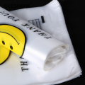 DISICHEN Profesional 50pcs/Lot Supermarket Plastic Bags Transparent Shopping Bag Handle Fruit Food Packaging Carry Out Bags. 