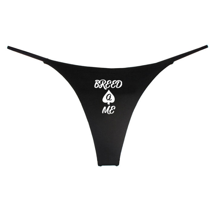 Aixuan%20%20High%20Quality%20Queen%20of%20Spades%20BREED%20ME%20Print%20Cotton%20Underwear%20Double%20Layer%20Thin%20Strap%20Thong%20for%20Women%20Seamless%20Female%20Panties%20Gift%20for%20Her%20-%20Image%205