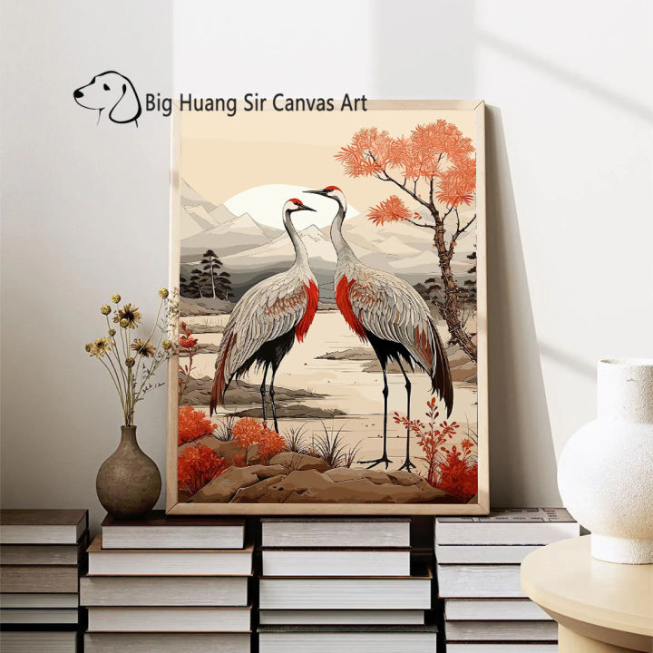 Arts,%20home%20decoration,%20pattern,%20crown,%20crane,%20ink,%20wind,%20Japanese%20nature,%20landscape,%20watercolor%20painting,%20poster,%20mountain%20grid,%20canvas%20painting,%20wall%20art%20-%20Image%207