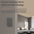 Tuya Zigbee Intelligent Dual Switch Control Wall Light Switch for App, 2 Gang Smart Device. 