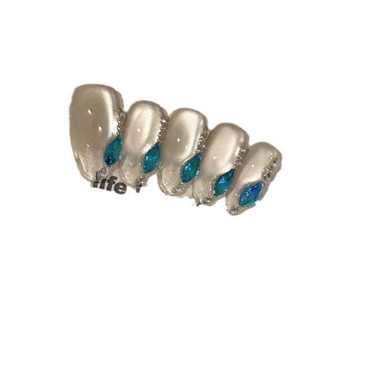 %E3%80%90Lanling%20King%E3%80%91Pure%20handmade%20high-end%20cat's%20eye%20handmade%20nail%20temperament%20nail%20art%20versatile%20fairy%20bow%20-%20Image%205