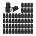 50Piece Waterproof Wire Nuts Outdoor Electrical Wire Connectors Black PVC for Sprinkler LED Landscape Light Irrigation Valves. 