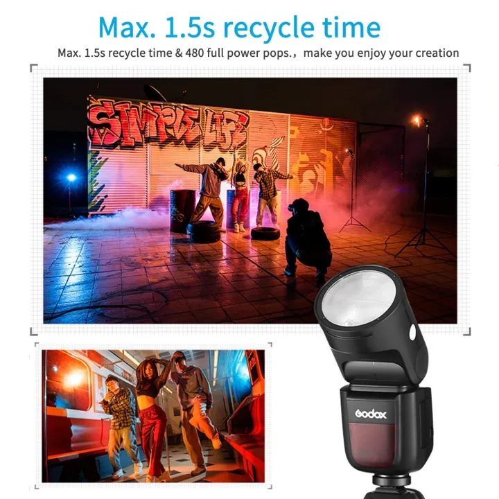 Godox%20V1-S%20Round%20Head%20Camera%20Flash%20Speedlite%20Flash%20for%20Sony%20DSLR%20Camera%20-%20Image%207