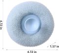 New Soft Mesh Bath Sponge Balls Cleaning Brush Body Cleaner Bathroom Accessories- 1 Piece (Suction Facility). 