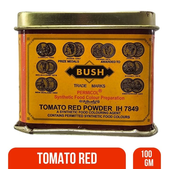 7849 Bakers Creation IFF Tomato Red Food Colour Powder IH 7849 (Edible food ...