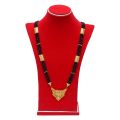 Black 3 Line Mangalsutra For Women. 