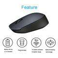 Brain Laptop Receiver for I Bidirectional Wheeled 0 Wireless Mouse Logitech M17 2.4G Optical Mouse 1000 DP Mouse with Nano to PC Electric Mouse. 