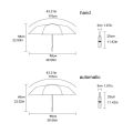 Portable Rain Umbrella Wind Resistant Simple Transparent Automatic Umbrella Wind Resistant Clear Folding Sun Umbrella Ladies. 