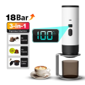 Portable Coffee Maker Electric Self-Heating 2-In-1 Machine for Travel, Car & Hiking - Fast Brew Anywhere. 