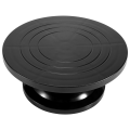 30Cm Pottery Wheel Modelling Platform Sculpting Turntable Model Making Clay Sculpture Tools Round Rotary Turn Plate Pottery Tools Black. 