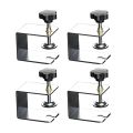 Cabinet Hardware Jig, 4 Pack C Clamps for Drawer Front Installation, Cabinet Framing Clamps for Table Desk Drawer Panel Easy to Use. 