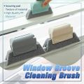 3Pcs Creative Groove Cleaning Brush Magic Window Door Track Cleaning Brush Space Groove Sliding Tools Dust Cleaner. 