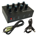 Spreeshop -801 Condenser Microphone Expander 8 Channel 3.5mm Microphone Mixer Multi-Channel Input Expander Hub. 