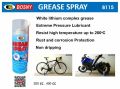 Grease Spray Multi-Purpose Lubricant White Lithium Complex Grease -200cc | B115 (Bosny). 