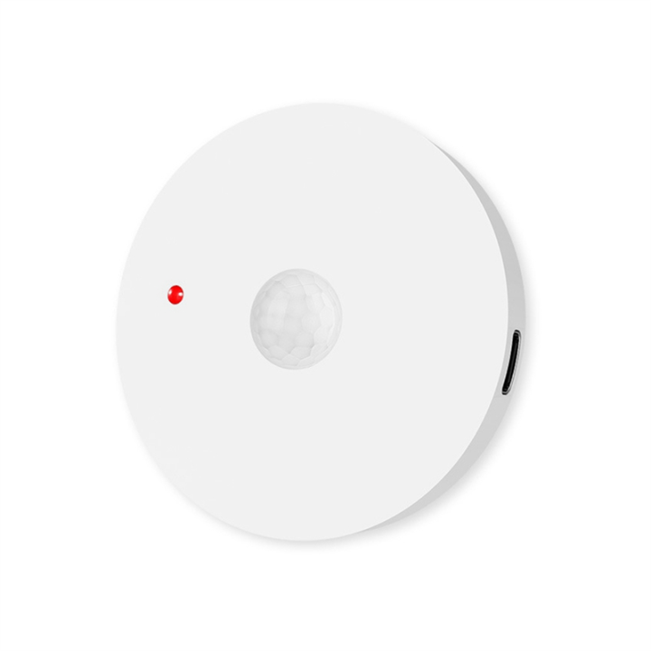 Tuya Smart Human Infrared Alarm Wifi Detect Human Body PIR Movement forLuminance Safety Protection, Remote Control