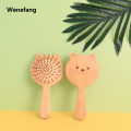 Wenefang Brushes Air Cushion Massage Comb Hair Smooth Air Bag Comb Cute Cat Children's Comb Bamboo Wood Comb Portable Massage Comb. 