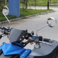 1 Pair Motorcycle Scooter Mirrors Universal Motorbike Rear View Mirror 8mm Round Oval Convex Mirrors. 