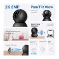 TP-Link Tapo C211 2K 3MP Pan/Tilt Indoor Wireless Security Camera for Baby Monitor, Pet Camera |Motion Detection & Tracking|2-Way Audio Cloud & SD Card Storage| Works w/Alexa & Google Home| Black. 