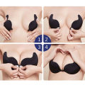 Push Up Silicone Bra Self Adhesive Seamless Strapless Bra Front Closure 3/4 Cup Gel Invisible Bras for Women Backless. 