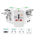 All in One International Plug Adapter Port / Universal Travel Ac Adaptor AU US UK EU Converter Plug and Travel Adapter. 