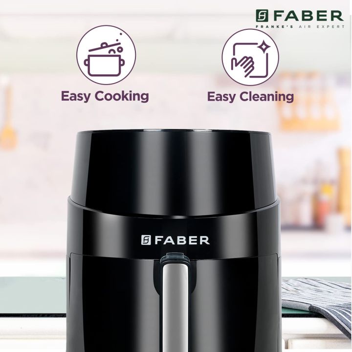 FABER%204.5L%201500%20Watt%20Digital%20Air%20Fryer%20with%20Rapid%20Air%20Technology%20(Black)%20-%20Image%208