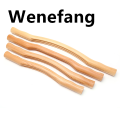 Wenefang 1Pc Gua Sha Massage Stick Natural Wood Bamboo Stick for Massage Gouache Wooden Neck Shoulder Back Muscle Relaxing Massager. 