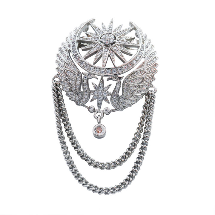 Sun%20And%20Moon%20Shaped%20Brooch%20With%20White%20Stones%20For%20Men%20And%20Women%20-%20Image%202