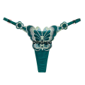 Difutagui SMY 1 PCS String Butterfly Printed Embroidery Women Affordable Thong Intimates Plus Size Low Waist Briefs. 