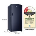 IFB DC-2132FCS 2Star Single Door Refrigerator 187 L Cobalt  Blue. 
