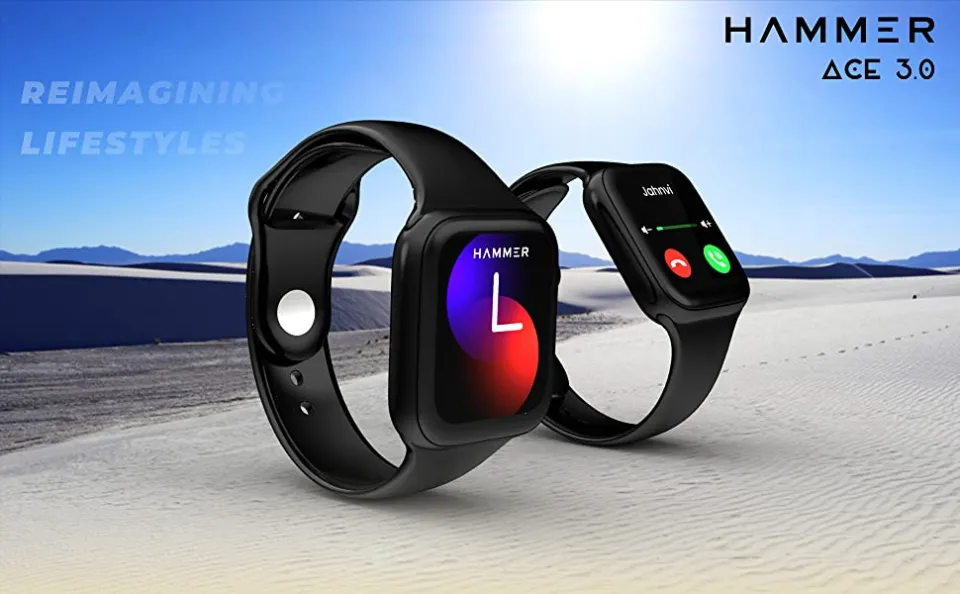 Hammer Ace Bluetooth Calling Smart Watch with Largest