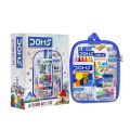 Doms Junior Art Kit With Activity & Coloring Book | Smart Bag with 8 Stationery Items. 