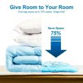 Pack of 5 Reusable Vacuum Storage Space Saver Bags with Travel Hand Pump for Clothes. 