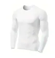 All Season Sport Inner Compression Round Neck Full Sleeve Multicolor T-Shirt For Men. 