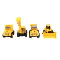Yellow Construction Vehicles Toy Set For Kids. 