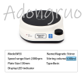 Adongruoan New Mini Magnetic Stirrer 2000rpm Knob Speed Control Stir Mixer Brushless Motor 3L 5L Portable Mixing Machine for Laboratory. 
