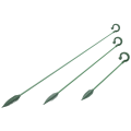 60Pcs Plant Supports Set - 20 Pack Flower Plant Stakes Sticks (3 Sizes), 20 Plant Support Clips and 20 Orchid Clips. 