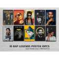 Eminem Tupac Snoopdog Yama Buddha hiphop artist posters 10pcs. 