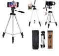 Portable Tripod Stand 3110 With Phone Holder For Mobile Phones. 