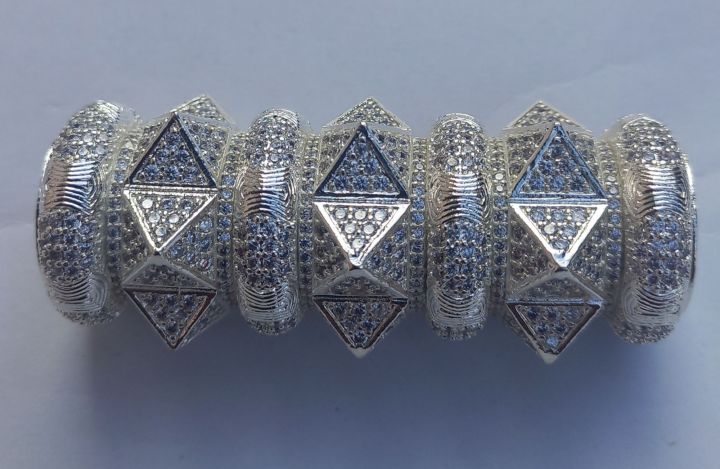 New Design Fancy Silver Colour Maili Tilhari For Women