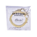 6pcs/set Universal Acoustic Guitar String Brass Hexagonal Steel Core Strings For Cologo. 