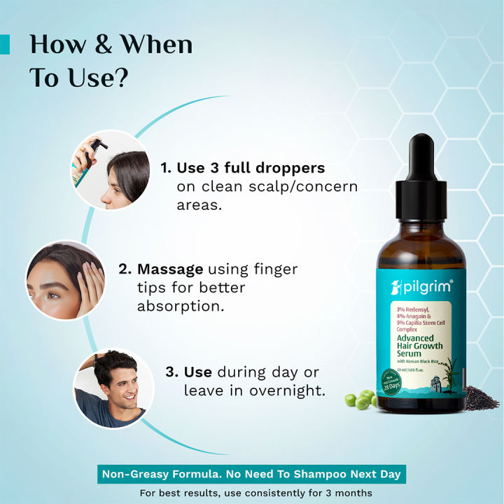 Pilgrim%203%25%20Redensyl%20+%204%25%20Anagain%20Hair%20Growth%20Serum%2050%20ml%20-%20Image%207