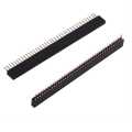 1.27mm 1×40 Pin Female Single Row Header Strip (Pack of 3). 
