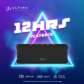 Ultima Rock 12W Bluetooth Speaker With 12Hrs Playtime | Powerful Bass | Rugged Built | TWS Feature | RGB Lights | IPX5 Water & Shock Resistant Speaker. 