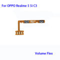 For OPPO Realme 5 5i C3 Power on / off Switch Button Side Volume Up Down Buttons Flex Cable Replacement Parts. 
