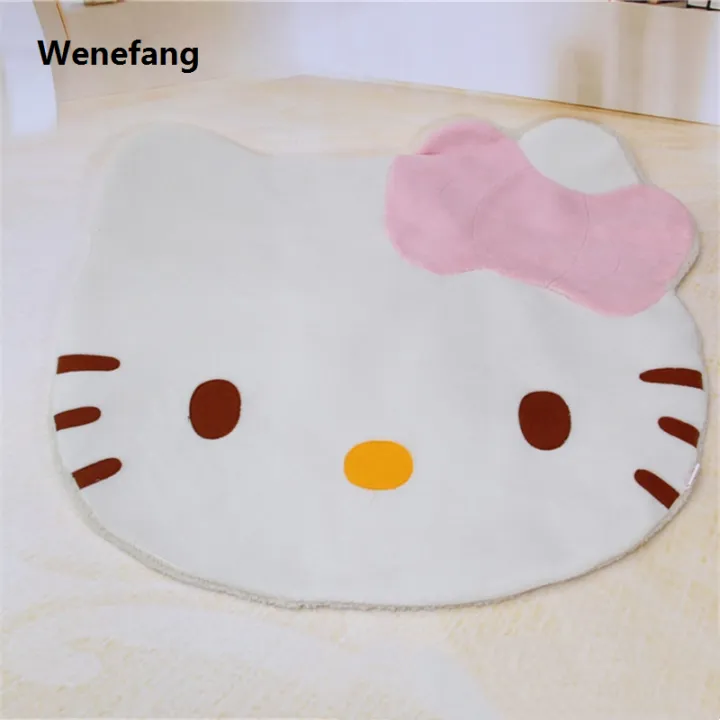 Wenefang%20Sanrio%20Hello%20Kitty%20Cartoon%20Cute%20Big%20Head%20Floor%20Mat%20Non-slip%20Soft%20Bargain%20price%20Bedroom%20Living%20Room%20Decor%20Miniso%20Decor%20Birthday%20Gifts%20For%20Girl%20-%20Image%204