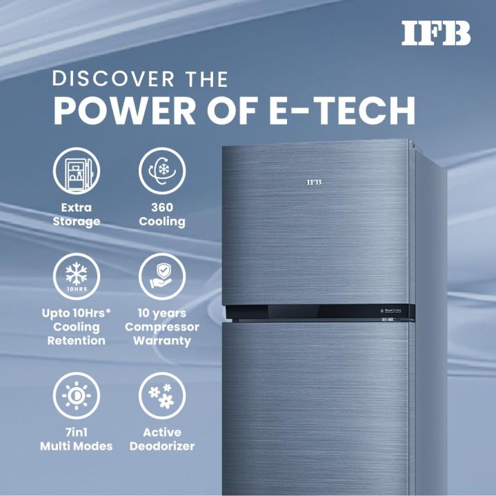 IFB%20Double%20Door%20Refrigerator%20265%20Liters%202%20Star%20Surround-Cool%20IFBFF-3152FBS%20Brush%20Grey%20-%20Image%204